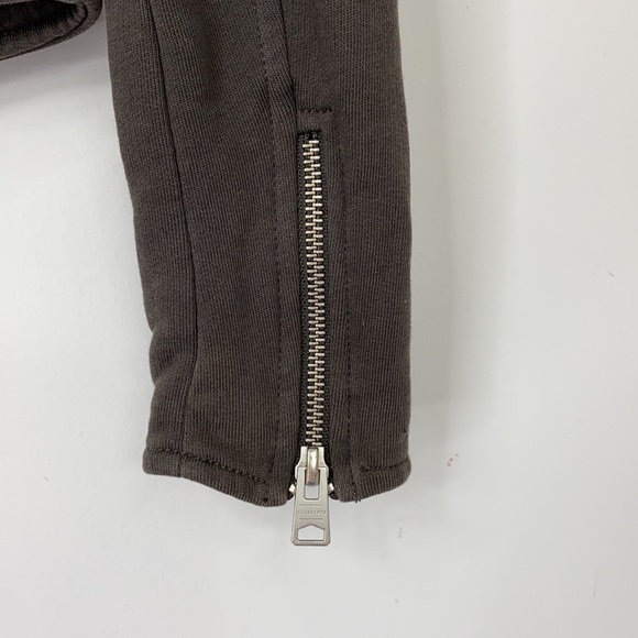All Saints Kit Biker Sweats Moto Zip Up - Picture 5 of 8